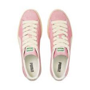 Puma X Rhuigi Pink and Cream Suede ‘B Boy’ Sneakers
